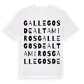 Gallegos de Altamiros ordlek t-shirt