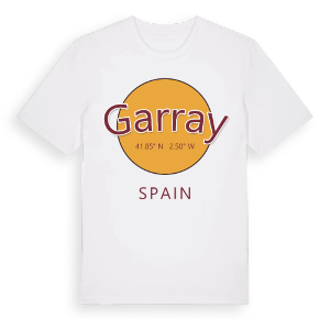Garray cirkel t-shirt – ekologisk bomull t-shirt från Pinshirt