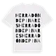 Herradón de Pinares ordlek t-shirt