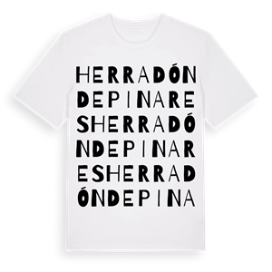 Herradón de Pinares ordlek t-shirt – ekologisk bomull t-shirt från Pinshirt
