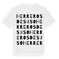 Herreros de Suso ordlek t-shirt