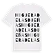 Higuera de las Dueñas ordlek t-shirt