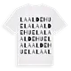 La Aldehuela ordlek t-shirt
