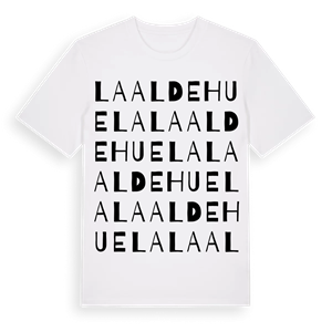 La Aldehuela ordlek t-shirt – ekologisk bomull t-shirt från Pinshirt