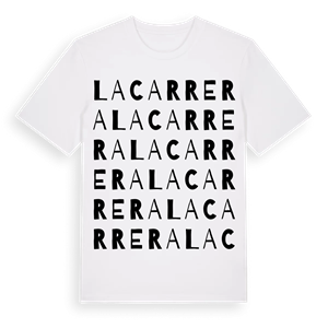 La Carrera ordlek t-shirt – ekologisk bomull t-shirt från Pinshirt