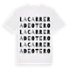 La Carrera de Otero ordlek t-shirt