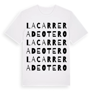 La Carrera de Otero ordlek t-shirt – ekologisk bomull t-shirt från Pinshirt