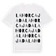 La Horcajada ordlek t-shirt