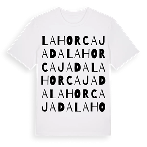 La Horcajada ordlek t-shirt – ekologisk bomull t-shirt från Pinshirt