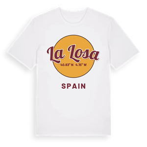La Losa cirkel t-shirt – ekologisk bomull t-shirt från Pinshirt