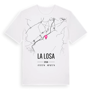 La Losa karta t-shirt – ekologisk bomull t-shirt från Pinshirt