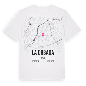 La Orbada karta t-shirt – ekologisk bomull t-shirt från Pinshirt