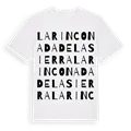 La Rinconada de la Sierra ordlek t-shirt