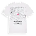 La Vid y Barrios karta t-shirt