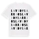 La Vid y Barrios ordlek t-shirt