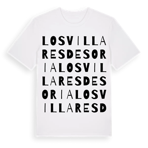 Los Villares de Soria ordlek t-shirt – ekologisk bomull t-shirt från Pinshirt