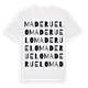 Maderuelo ordlek t-shirt