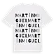 Martín Miguel ordlek t-shirt