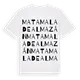 Matamala de Almazán ordlek t-shirt