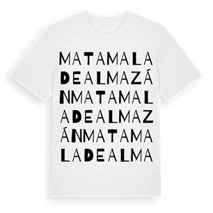 Matamala de Almazán ordlek t-shirt – ekologisk bomull t-shirt från Pinshirt