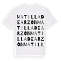 Matilla de Arzón ordlek t-shirt