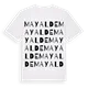 Mayalde ordlek t-shirt