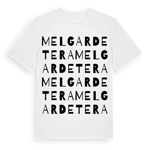 Melgar de Tera ordlek t-shirt – ekologisk bomull t-shirt från Pinshirt