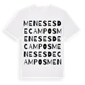 Meneses de Campos ordlek t-shirt
