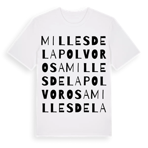 Milles de la Polvorosa ordlek t-shirt – ekologisk bomull t-shirt från Pinshirt