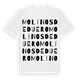 Molinos de Duero ordlek t-shirt