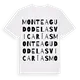 Monteagudo de las Vicarías ordlek t-shirt