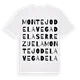 Montejo de la Vega de la Serrezuela ordlek t-shirt