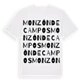 Monzón de Campos ordlek t-shirt
