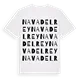 Nava del Rey ordlek t-shirt