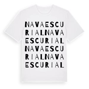 Navaescurial ordlek t-shirt – ekologisk bomull t-shirt från Pinshirt