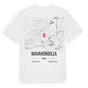 Navahondilla karta t-shirt – ekologisk bomull t-shirt från Pinshirt