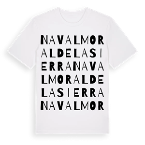 Navalmoral de la Sierra ordlek t-shirt – ekologisk bomull t-shirt från Pinshirt