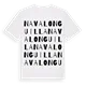Navalonguilla ordlek t-shirt