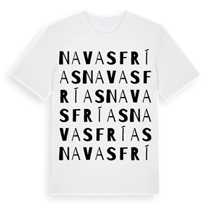 Navasfrías ordlek t-shirt – ekologisk bomull t-shirt från Pinshirt