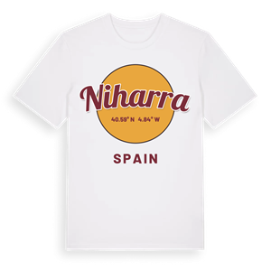 Niharra cirkel t-shirt – ekologisk bomull t-shirt från Pinshirt