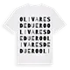 Olivares de Duero ordlek t-shirt