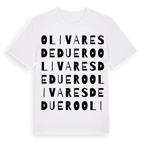 Olivares de Duero ordlek t-shirt – ekologisk bomull t-shirt från Pinshirt