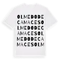 Olmedo de Camaces ordlek t-shirt