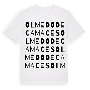 Olmedo de Camaces ordlek t-shirt – ekologisk bomull t-shirt från Pinshirt