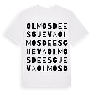 Olmos de Esgueva ordlek t-shirt – ekologisk bomull t-shirt från Pinshirt