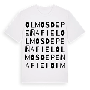 Olmos de Peñafiel ordlek t-shirt – ekologisk bomull t-shirt från Pinshirt