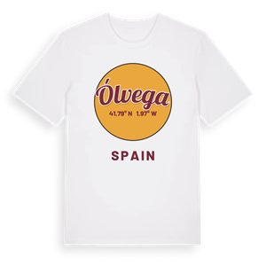 Ólvega cirkel t-shirt – ekologisk bomull t-shirt från Pinshirt
