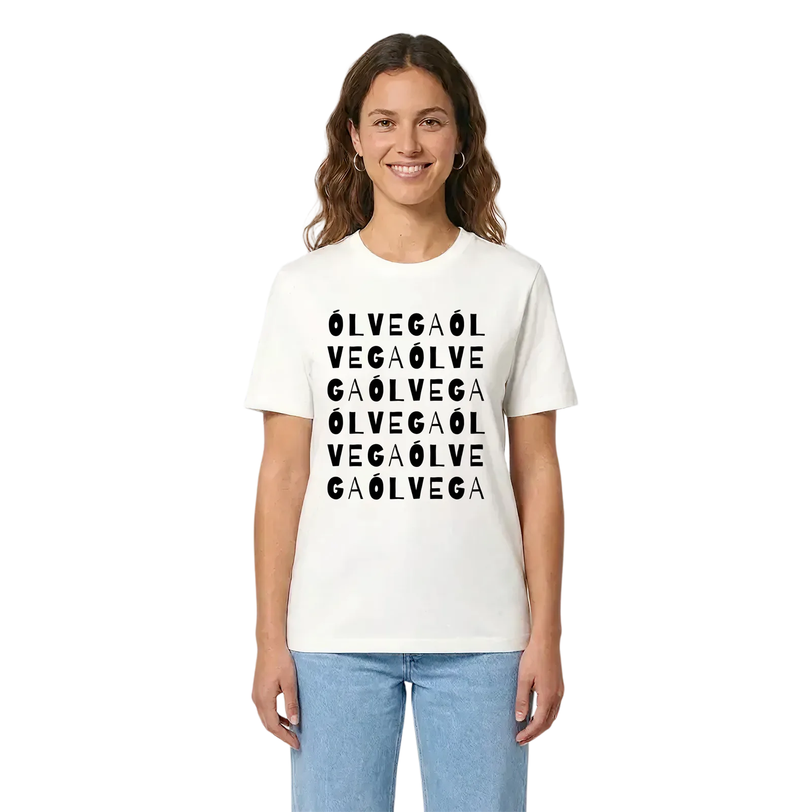 Ólvega ordlek t-shirt – White, i miljö