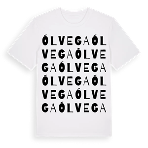 Ólvega ordlek t-shirt – ekologisk bomull t-shirt från Pinshirt