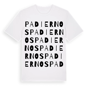 Padiernos ordlek t-shirt – ekologisk bomull t-shirt från Pinshirt